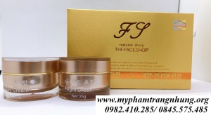 BỘ ĐÔI KEM TRỊ NÁM DƯỠNG TRẮNG DA THE FACE SHOP VÀNG