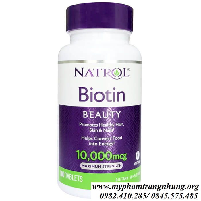 Viên Uống Mọc Tóc Biotin Natrol