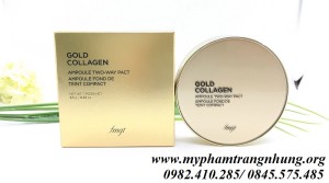 Phấn Gold Collagen Ampoule Two-way Pact Thefaceshop