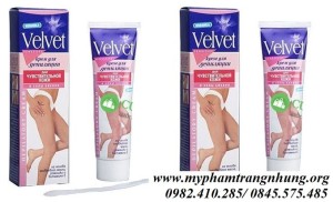 Kem tẩy lông Velvet chiết xuất hoa cúc và vitamin E