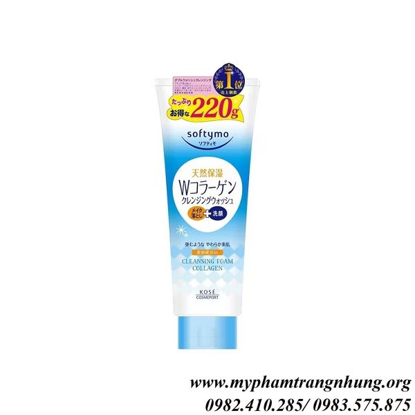 sua-rua-mat-kose-softymo-cleansing-foam-collagen