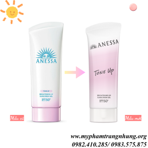 KEM CHỐNG NẮNG ANESSA TONE UP BRIGHTENING UV SUNSCREEN GEL 90G BÍ QUYẾT CHO LÀN DA TRẮNG SÁNG RẠNG NGỜI