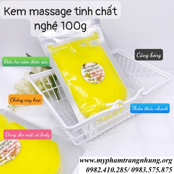 kem-massage-tinh-chat-nghe-tui-100g-cang-bong-da