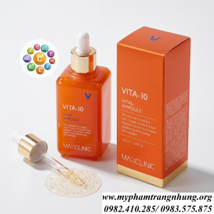 SERUM VITA 10 MAXCLINIC GIẢI PHÁP CHO LÀN DA TRẮNG SÁNG RẠNG RỠ