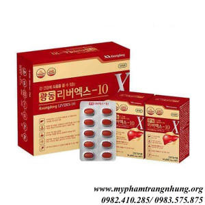 vien-uong-bo-gan-kwang-liverx-10-han-quoc-chinh-hang