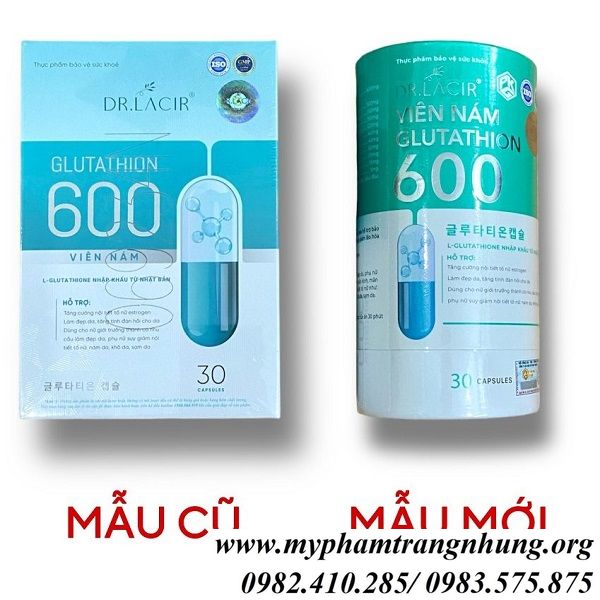 VIÊN UỐNG TRỊ NÁM DR LACIR GLUTATHIONE 600 VIỆT NAM