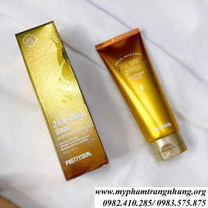 sua-rua-mat-pettyskin -oc-sen-24k-gold-snail-150ml