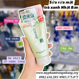 sua-rua-mat-tra-xanh-shirochasou-nhat-chinh-hang