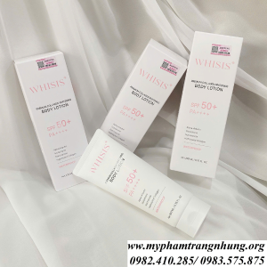 DƯỠNG THỂ TRẮNG DA WHISIS PREMIUM COLLAGEN WHITENING BODY LOTION 200ML